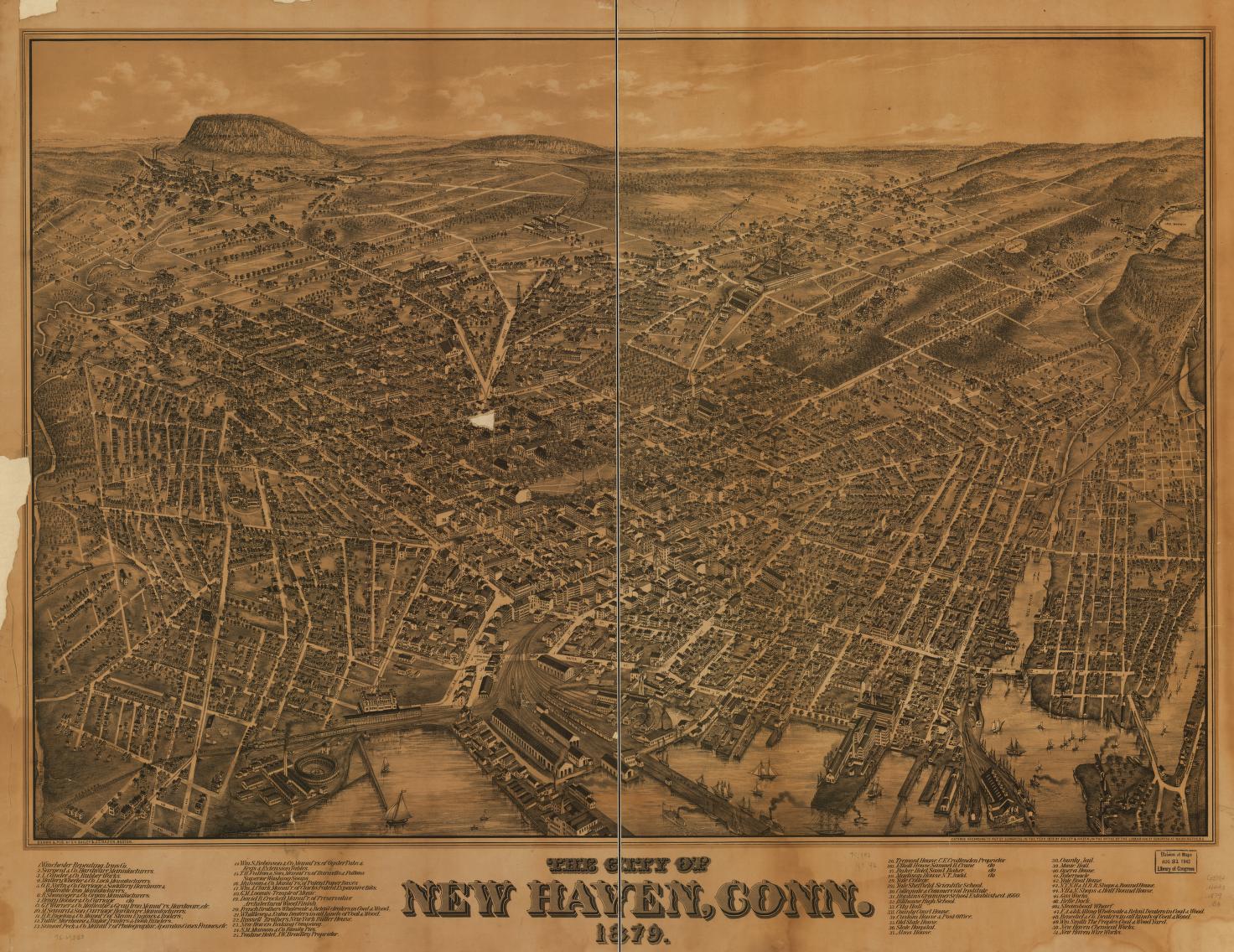 New Haven, CT in 1879